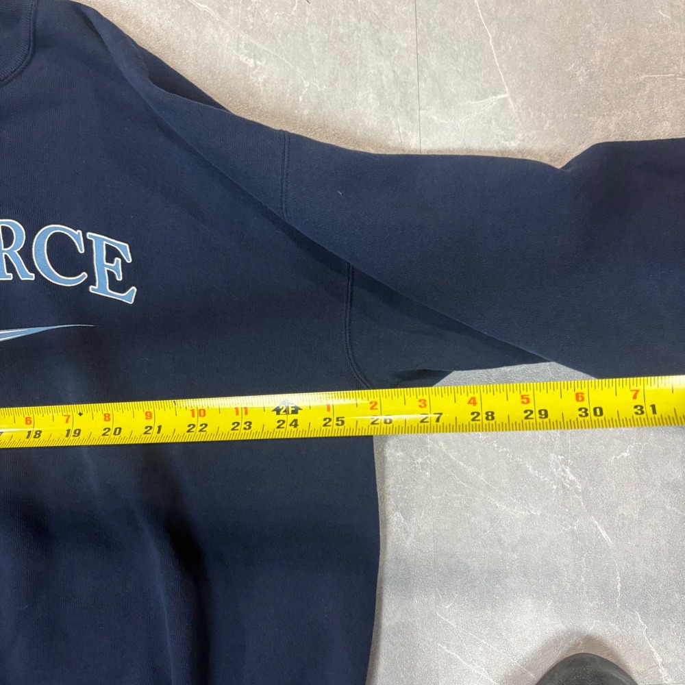 M.J. Soffe Air Force Crewneck Sweatshirt Navy Blue Graphic XL - Picture 6 of 7